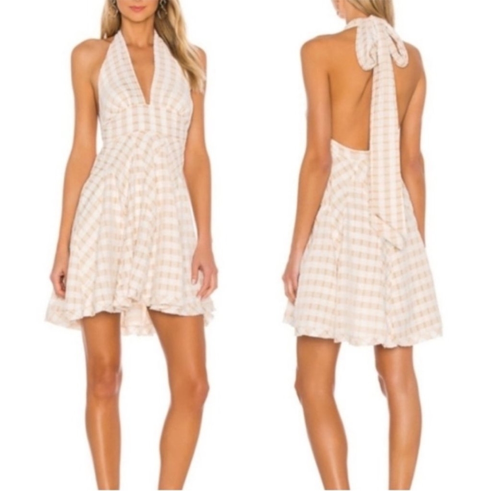 NEW Free People Seersucker Halter Dress